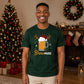 Festive Brewmas Beer Mug Graphic Christmas Unisex T-Shirt