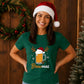 Festive Brewmas Beer Mug Graphic Christmas Unisex T-Shirt