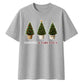 Festive Fabulous Potted Trees Christmas Oversized T-Shirt