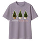 Festive Fabulous Potted Trees Christmas Oversized T-Shirt