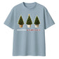 Festive Fabulous Potted Trees Christmas Oversized T-Shirt