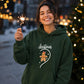 Festive Gingerbread Girl Graphic Christmas Unisex Hoodies
