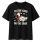 Festive Goose On The Loose Art Christmas Oversized T-Shirt