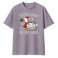 Festive Goose On The Loose Art Christmas Oversized T-Shirt