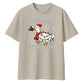 Festive Goose On The Loose Art Christmas Oversized T-Shirt