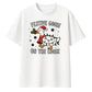 Festive Goose On The Loose Art Christmas Oversized T-Shirt