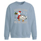 Festive Goose On The Loose Christmas Oversized Sweatshirt