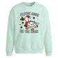 Festive Goose On The Loose Christmas Oversized Sweatshirt