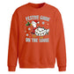 Festive Goose On The Loose Christmas Oversized Sweatshirt