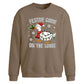 Festive Goose On The Loose Christmas Oversized Sweatshirt