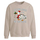 Festive Goose On The Loose Christmas Oversized Sweatshirt