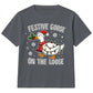 Festive Goose On The Loose Graphic Christmas Kids T-Shirt