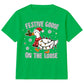 Festive Goose On The Loose Graphic Christmas Kids T-Shirt