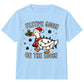 Festive Goose On The Loose Graphic Christmas Kids T-Shirt