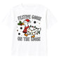 Festive Goose On The Loose Graphic Christmas Kids T-Shirt