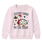Festive Goose On The Loose Print Christmas Kids Sweatshirt