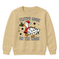 Festive Goose On The Loose Print Christmas Kids Sweatshirt