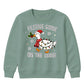 Festive Goose On The Loose Print Christmas Kids Sweatshirt
