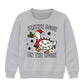 Festive Goose On The Loose Print Christmas Kids Sweatshirt