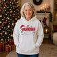 Festive Grandma Claus Holiday Christmas Oversized Hoodie