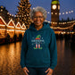 Festive Grandma Elf Holidays Christmas Oversized Hoodie