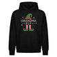 Festive Grandma Elf Holidays Christmas Oversized Hoodie