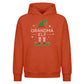 Festive Grandma Elf Holidays Christmas Oversized Hoodie
