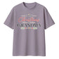 Festive grandma holiday graphic Christmas Oversized T-Shirt