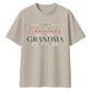 Festive grandma holiday graphic Christmas Oversized T-Shirt