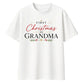 Festive grandma holiday graphic Christmas Oversized T-Shirt