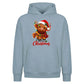 Festive highland cow graphic Christmas Oversized Hoodie