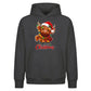 Festive highland cow graphic Christmas Oversized Hoodie