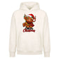 Festive highland cow graphic Christmas Oversized Hoodie