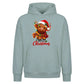 Festive highland cow graphic Christmas Oversized Hoodie