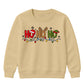Festive Ho Ho Ho Lights Graphic Christmas Kids Sweatshirt