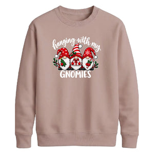 Festive holiday gnomes graphic Christmas Unisex Sweatshirt