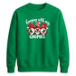 Festive holiday gnomes graphic Christmas Unisex Sweatshirt