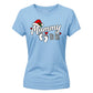 Festive holiday mummy to be graphic design Ladies T-Shirt