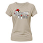 Festive holiday mummy to be graphic design Ladies T-Shirt