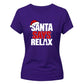 Festive holiday slogan graphic Christmas Ladies T-Shirt