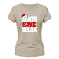 Festive holiday slogan graphic Christmas Ladies T-Shirt