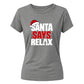 Festive holiday slogan graphic Christmas Ladies T-Shirt
