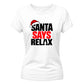 Festive holiday slogan graphic Christmas Ladies T-Shirt