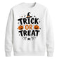 Festive pumpkin trick or treat Halloween Unisex Sweatshirt