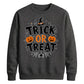 Festive pumpkin trick or treat Halloween Unisex Sweatshirt