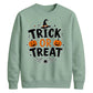 Festive pumpkin trick or treat Halloween Unisex Sweatshirt