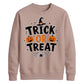 Festive pumpkin trick or treat Halloween Unisex Sweatshirt
