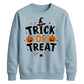 Festive pumpkin trick or treat Halloween Unisex Sweatshirt