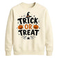 Festive pumpkin trick or treat Halloween Unisex Sweatshirt