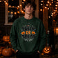 Festive pumpkin trick or treat Halloween Unisex Sweatshirt